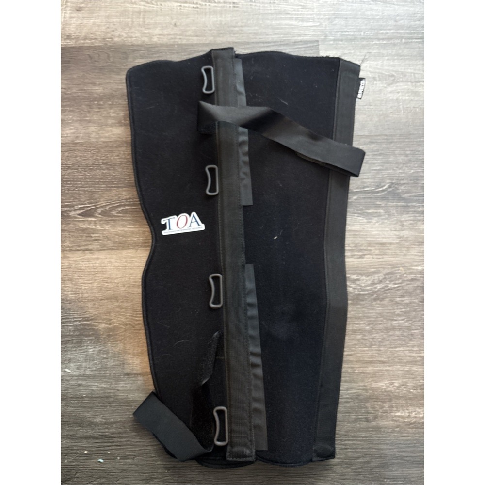 Breg Tennessee Full Leg Support Knee Immobilizer Brace Black 24 Inch